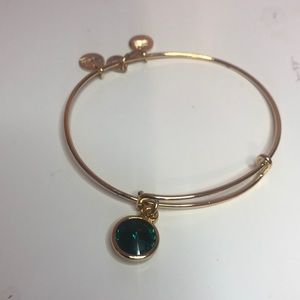 Alex and Ani green bracelet